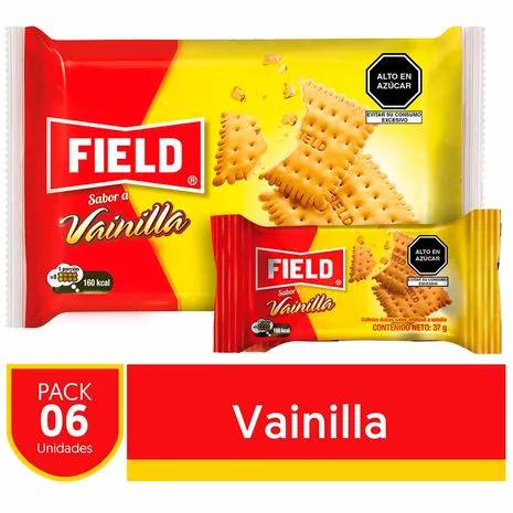 Galletas FIELD Vainilla Paquete 6un